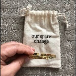 Our spare change floral cuff
